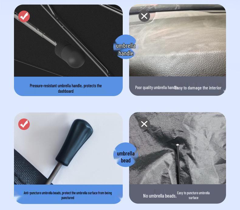 Car & Truck Windshield Sunshade: Summer Heat & UV Protection
