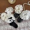 Kids Breathable Cotton Short Socks Embellished With Delicate Embroidery And Secure Bowknot Decoration For Children