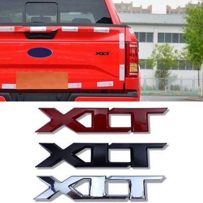 Auto 3D Metall XLT Logo Brief Stamm Körper Abzeichen Emblem Aufkleber Aufkleber Für Ford F150 F-150 Ranger T6 XLT Dekoration