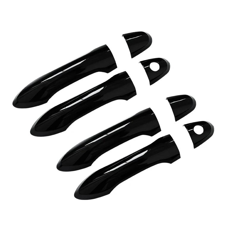 Black Door Outer Handle Decorative Sticker for LEAPMOTOR T03 Door Bowl Handle Changed Style Scratch proof Auto Accessories