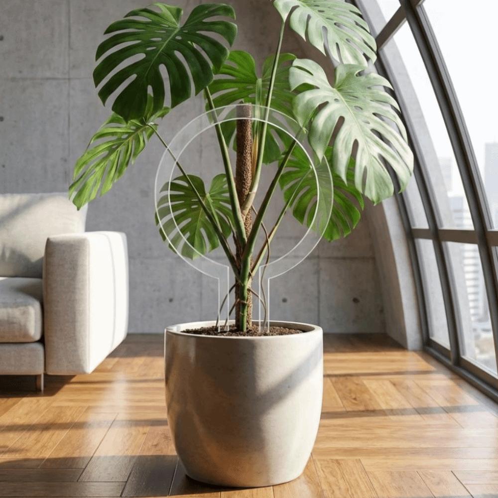 Weather-resistant Acrylic Plant Bracket Transparent Plants Growth Stand  Indoor Plants