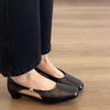 Versie van schapenvacht~ ondiepe holle sandalen damessomerkleding veelzijdig casual woon-werkverkeer Mary Jane schoenen ademende enkele schoenen dames