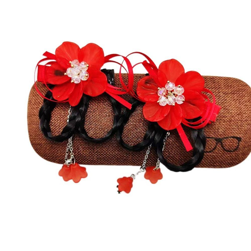 Duckbill Clip Wig Braid Head Wear Children Hair Clip Ancient Style  Hairpin Women Hair Accessories