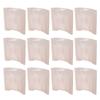 *A91P 12Pcs Reusable Toaster Bag Non-Stick Bread Baking Bag Sandwich Bags Toast Microwave Heating Pastry Tools 17X19cm