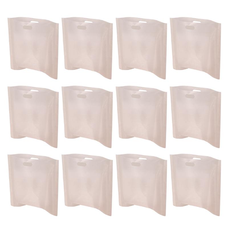 *A91P 12Pcs Reusable Toaster Bag Non-Stick Bread Baking Bag Sandwich Bags Toast Microwave Heating Pastry Tools 17X19cm