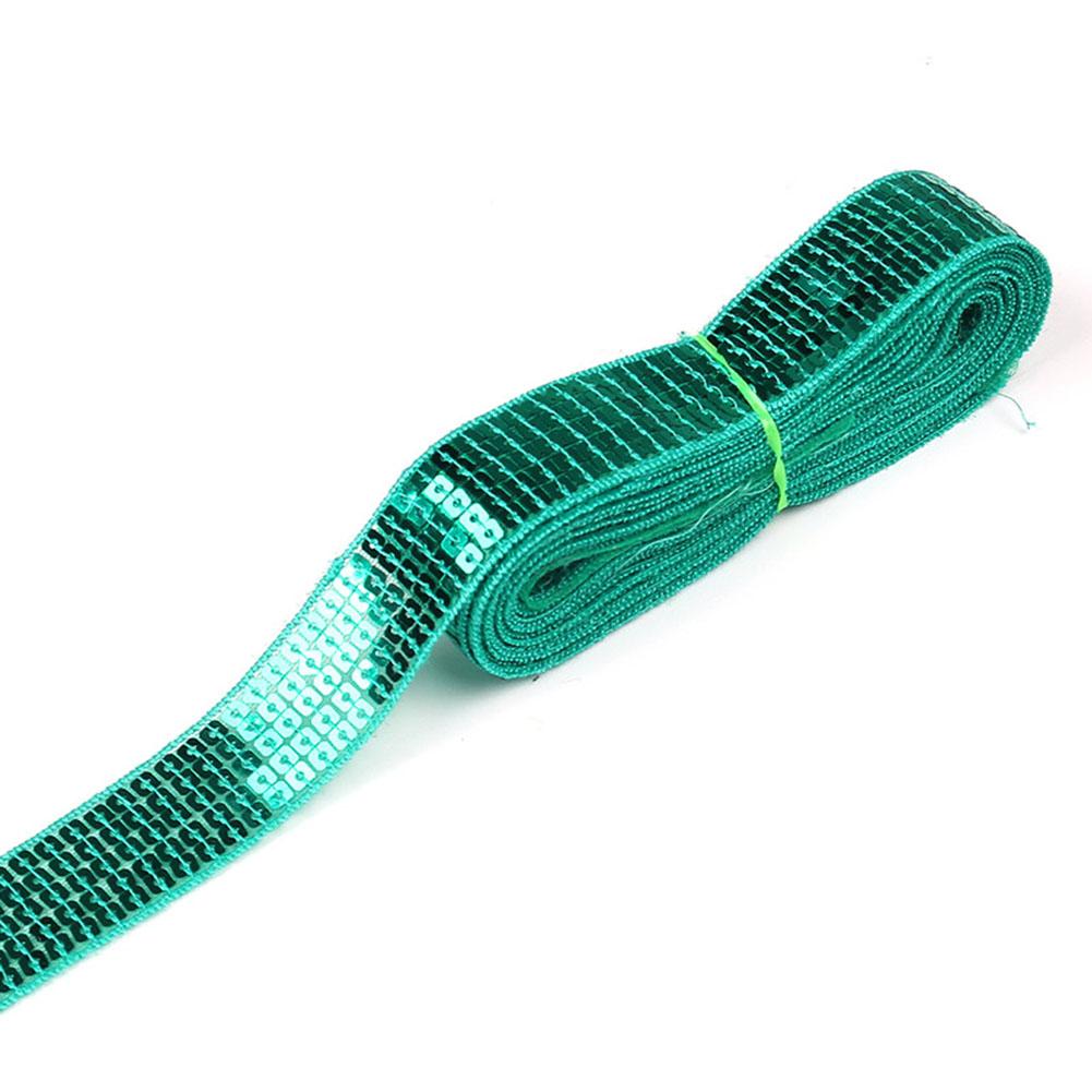 20 Yard Shiny Sequin Ribbon Beading Lace Trim Sequin Sewing Fabric For Patchwork Applique Craft Diy Wedding Dress Decoration
