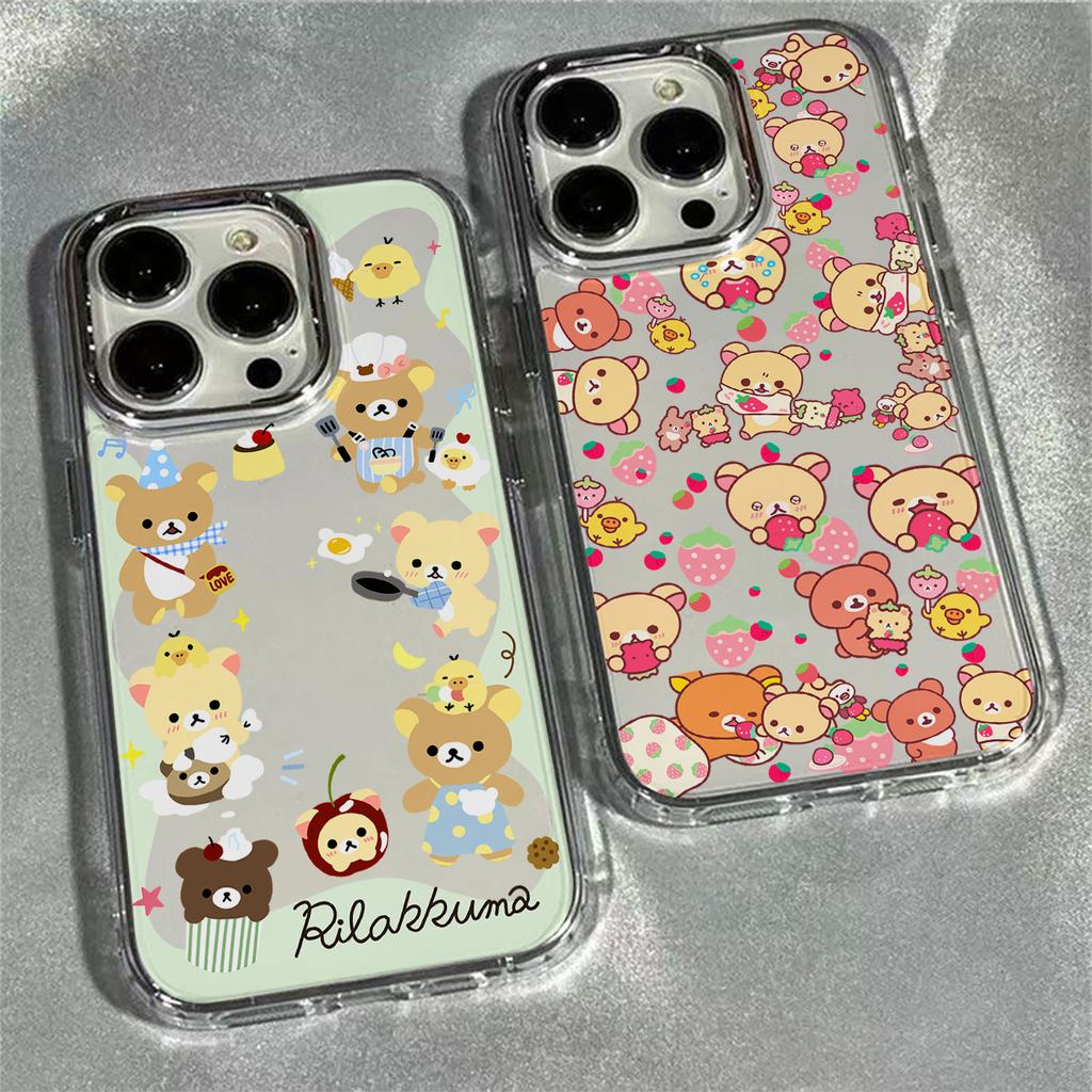 Cute R-Rilakkuma Cartoon Bear Phone Case for Google Pixel 10 9 8 7 8A 9A XL Pro 4G 5G Transparent Soft Silicone TPU Back Cover