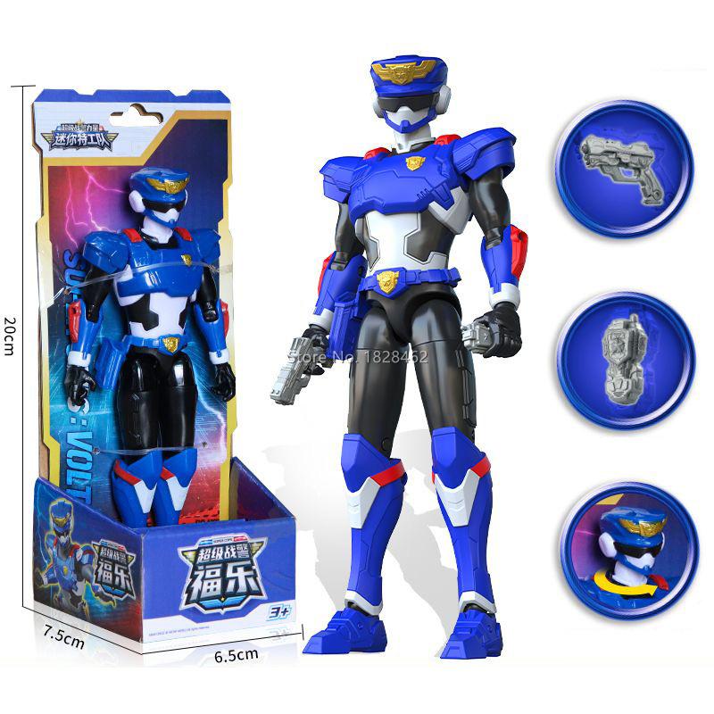 Mini Force Strongest Police Transformation Toys with Weapon Action Figures MiniForce X Simulation Animal Mini Agent Toy
