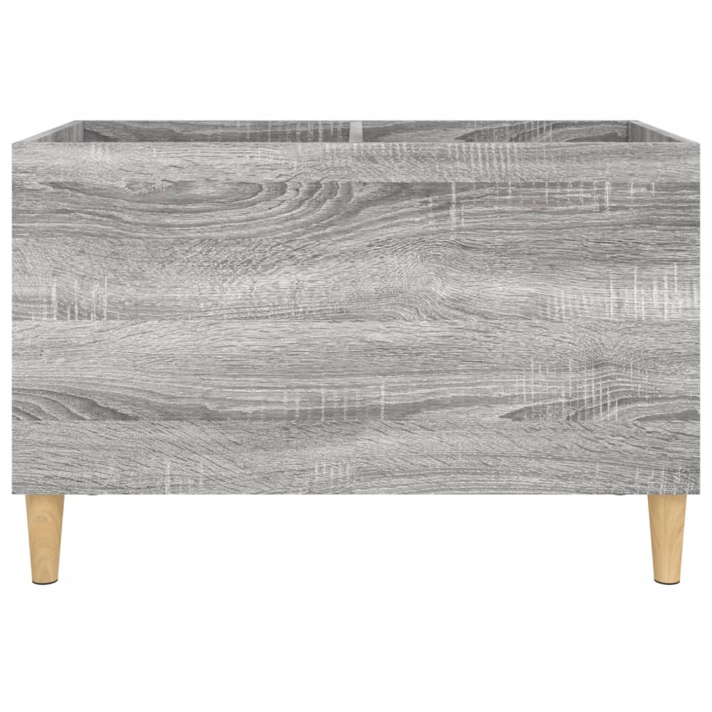 Record Cabinet Grey Sonoma 74.5 X 38 X 48 Cm Engineered Wood