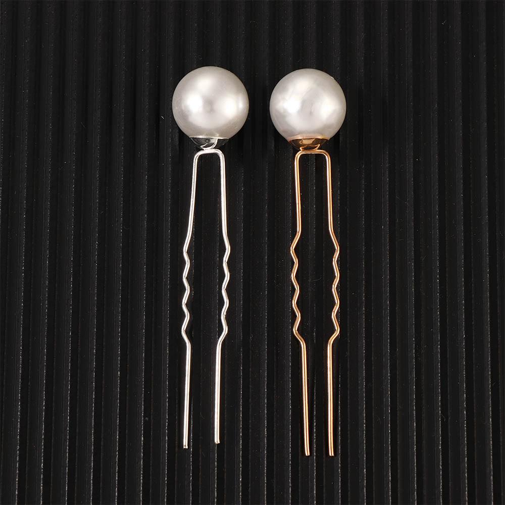 Tools Pearl U-shaped Hair Accessories Wedding Headwear Pearl Hairpin Bridal Tiara U-shaped Hairpin
