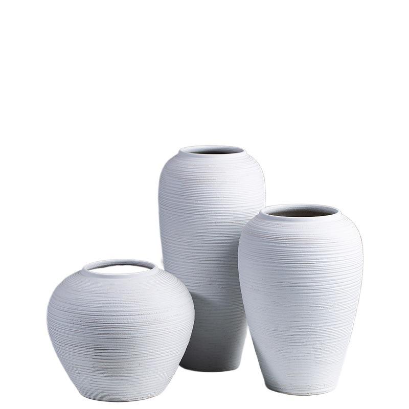 Nordic Ceramic Hydroponic Vase for Home Decor - Living Room Flower Arrangement and Dining Table Ornament