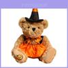 Halloween Teddybär Plüschtier mit Hexenhut für Feiertagsdekoration und Geschenke