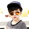 Children's Student Sunglasses Men and Women Color Reflective Sunglasses Toad Mirror Cute Baby Kids Sun Glasses