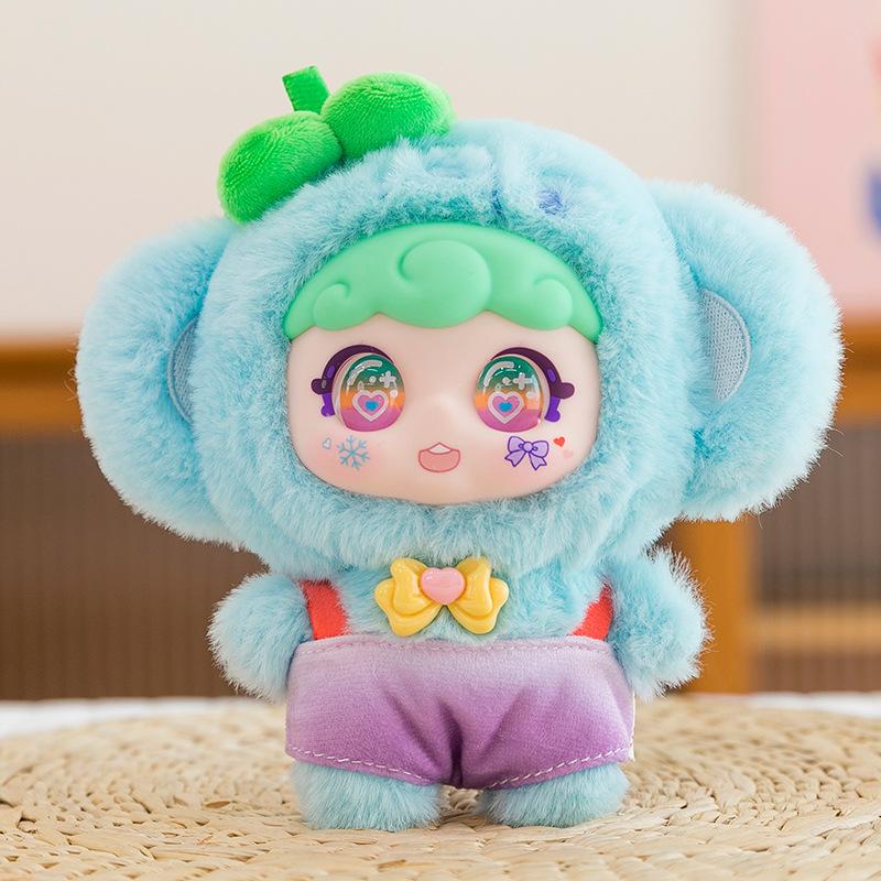 MM toffi kolorowa owocowa pluszowa seria pudełek-niespodzianek modny prezent do zabawy urocza lalka-zawieszka dla dziecka