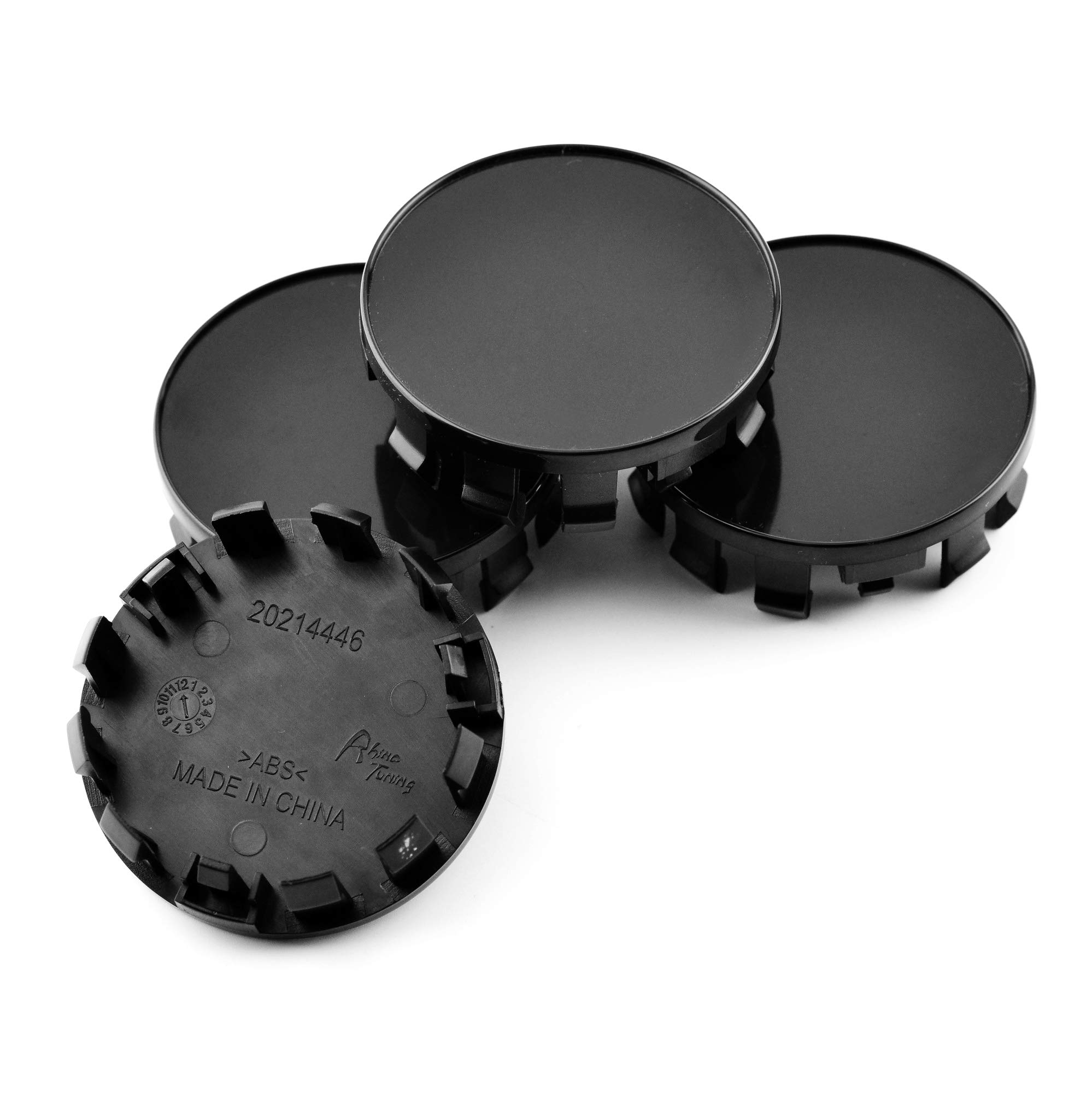 Заглушка центрального отверстия диска 70 мм 4 шт. Черная заглушка диска Outer diameter 70mm чёрный