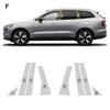 TPU Paint Protective Film for Volvo EX90 2025 Headlight, Rearview Mirror, B Pillars - Anti-Scratch Clear Protection