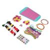 Friendship Bracelet Making Kit with 30 Strings Roped 13 Colorful Nails 30 Colorful Pegs Jewelry Stri