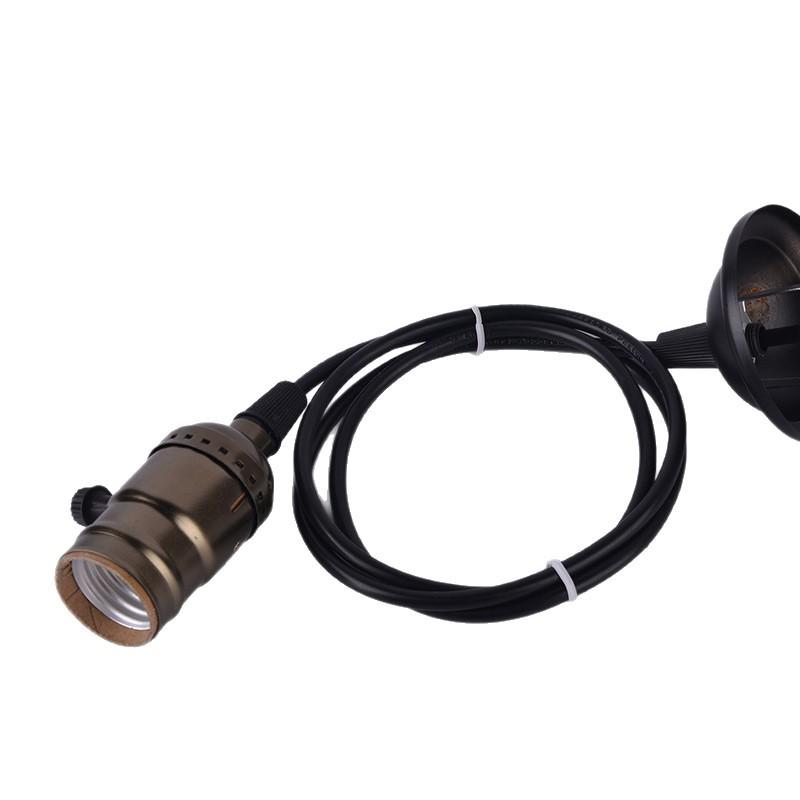 Edison Vintage Pendelleuchte aus Aluminium mit E27 Schraubsockel