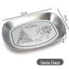 Vintage Tin Snack Serving Trays, 10-Pack