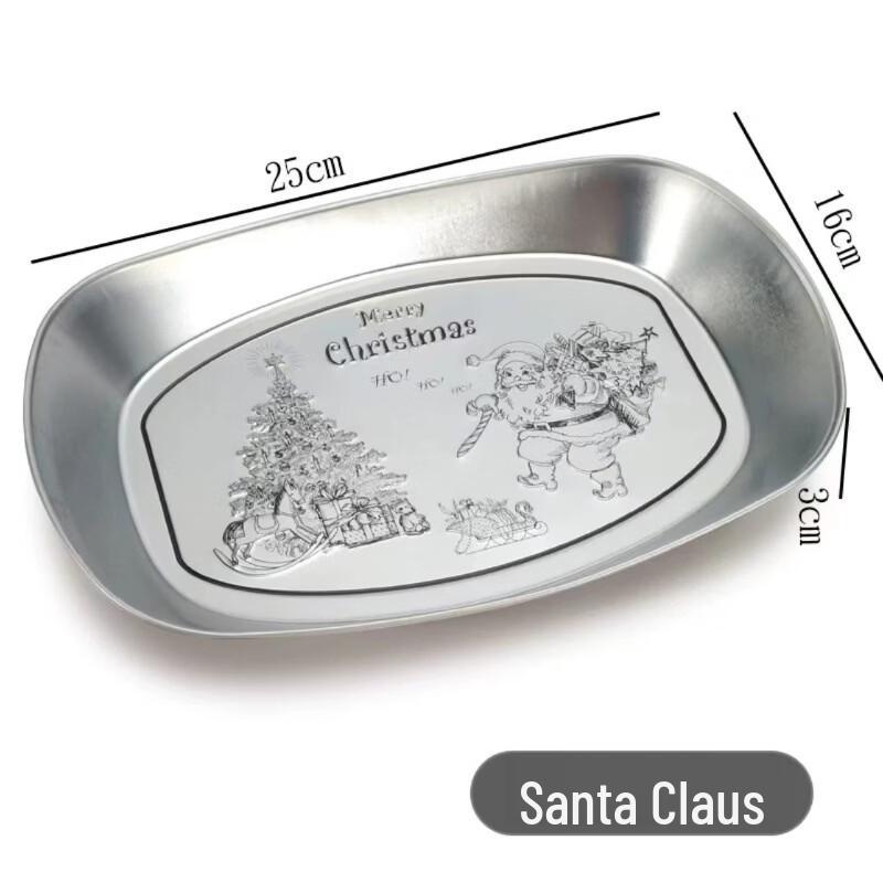 Vintage Tin Snack Serving Trays, 10-Pack