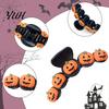 Wizard Hat Hair Clips Halloween Claw Clip for Women Girls, Cute Witch Hat/Pumpkin/Ghost Plastic Clips, Non-Slip Decorative Headwear Party Daily