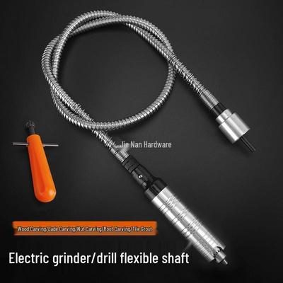 Extensión Flexible para Taladro y Amoladora para Grabado, Amolado de Banco con Portabrocas y Limpieza de Juntas de Azulejos