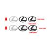 Interior Stickers ABS Car Steering Wheel Center Emblem Sticker Accessories For Lexus F SPORT IS200 CT200h GS300 LS430 RX450h LX5