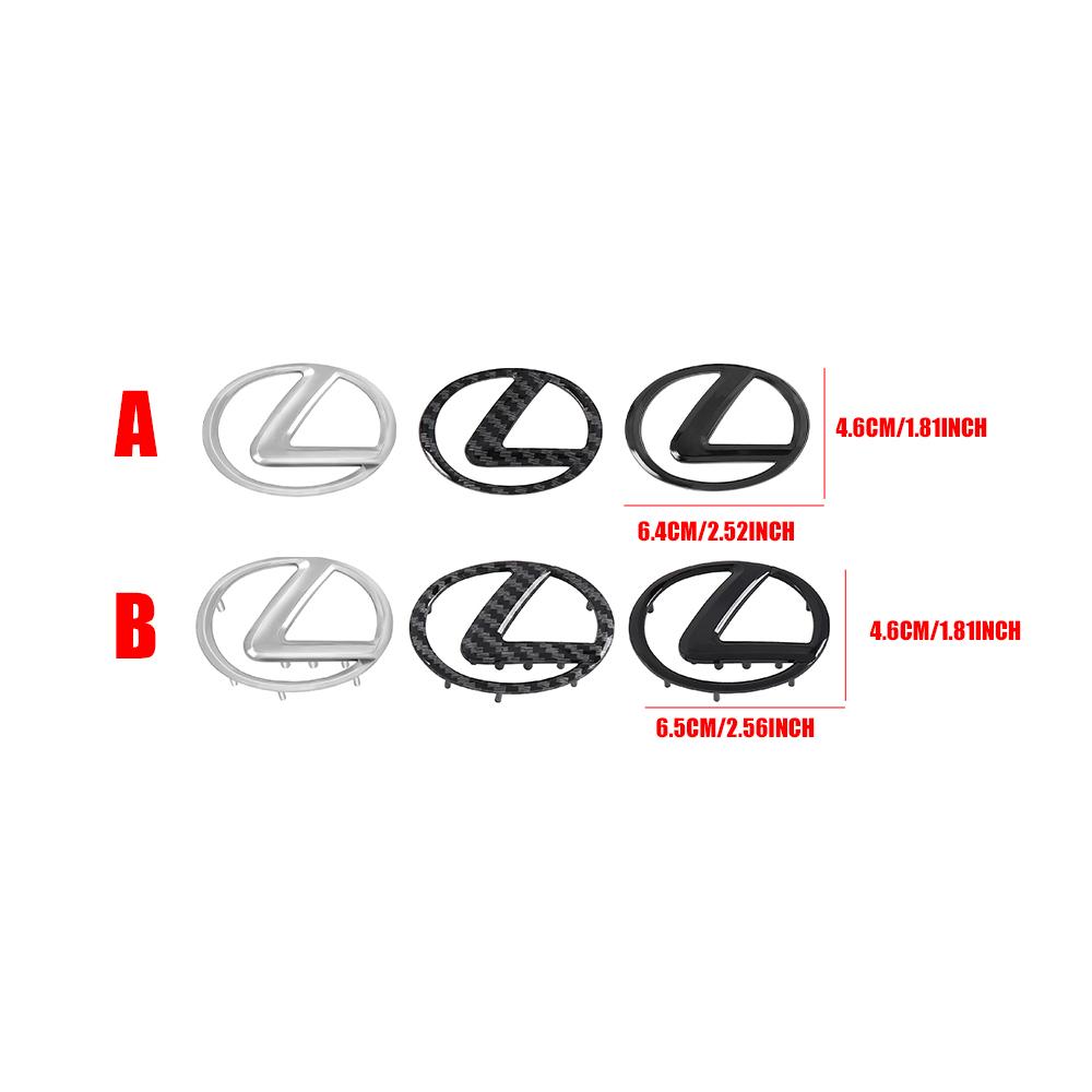Interior Stickers ABS Car Steering Wheel Center Emblem Sticker Accessories For Lexus F SPORT IS200 CT200h GS300 LS430 RX450h LX5