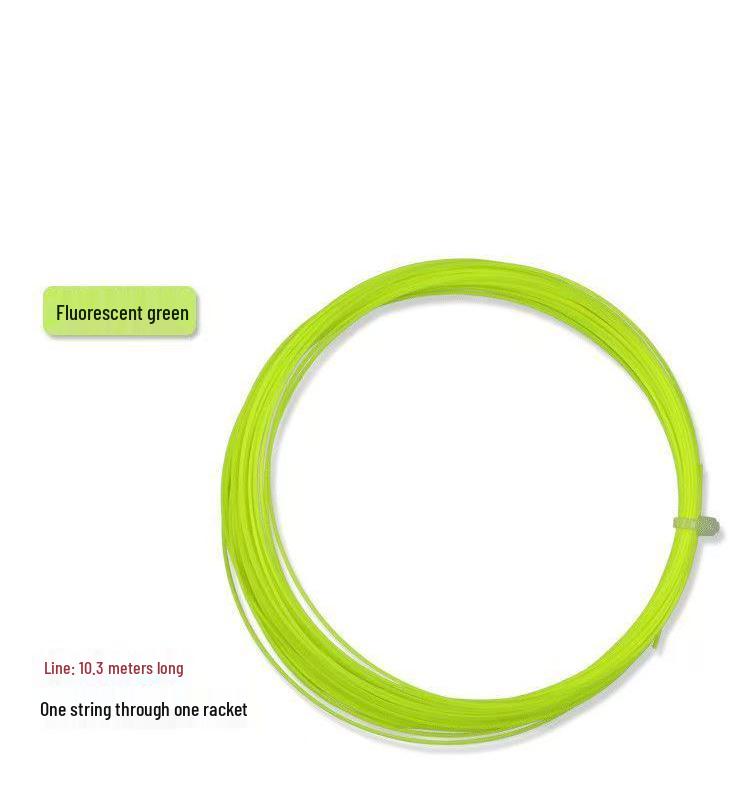 Chisheng Dido Multi-Color Durable Nylon Badminton Racket String - Shock Absorbing & Comfortable