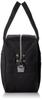 Canvas Mail Boston Bag with Horseshoe Lock not Navy Blue 21L 29 cm Black [Sanei] (M) (Padlock included) 0.73kg BTM-U-01