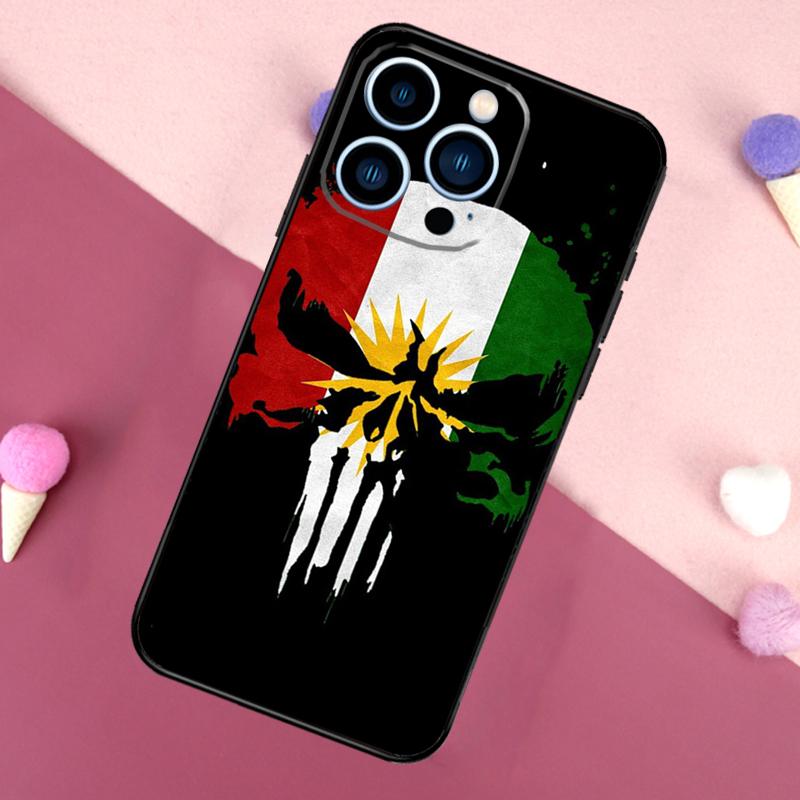 Kurdistan Flag Phone Case For iPhone 17 Pro Max 17 Air 16E 13 12 Mini 14 15 Plus 11 16 Pro Max Back Cover