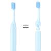 3 Pièces Brosse à Dents de Voyage Pliable Portable Petite Brosse Dentaire Adulte Brosse à Dents Souple Couleurs Bonbon Nettoyage Dents