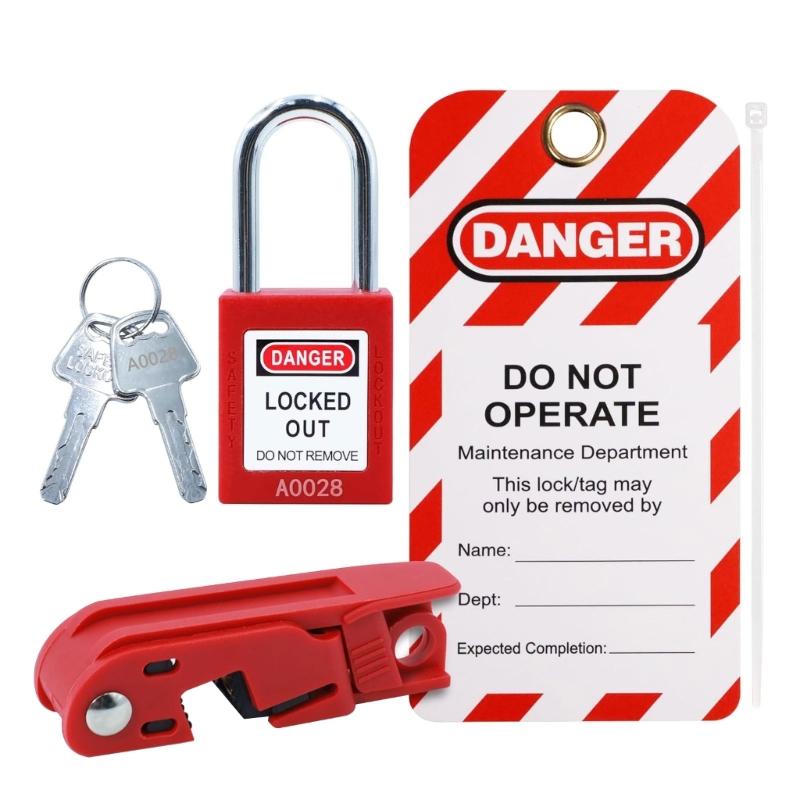 

Heavy Type Insulated Breaker Lock With Reinforced Nylons Temperature Resistant For Single Poles Circuit Protecting 1