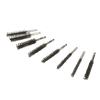 8PCS Pipe Brush 304 Stainless Steel Hex Shank Bore Cleaning Brushes Set for Deburring