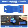 2Pcs Plastic Razor Blade Scrapers Glue Remover with 20Pcs Blades Car Glass Cleaning Razor Scraper for Removing Stickers Labels