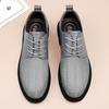 Fashion Summer Grey Mesh Casual Shoes Outdoor Lace Up Loafers Soft Sole Thin Style Shoes Breathable Comfortable Walking Driving Shoes