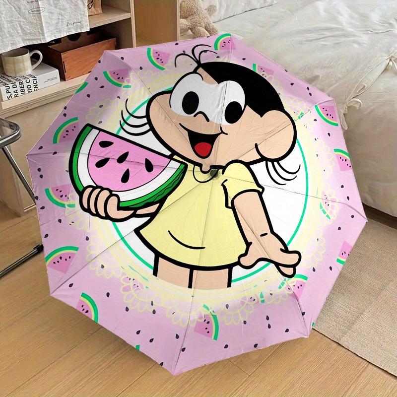 1pc Watermelon Magali, Summer Themed High-quality Umbrella,Automatic Opening and Closing Umbrella,Multi-functional Umbrella G0811213