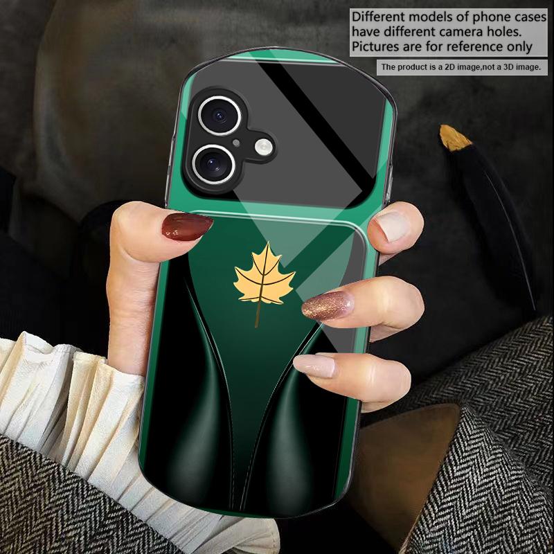 Blue gradient camellia For iPhone 17 16 15 14 Pro 13 Plus 12 mini 11 Pro Max XR X S 7 8 Elliptical Tempered Glass Phone Case
