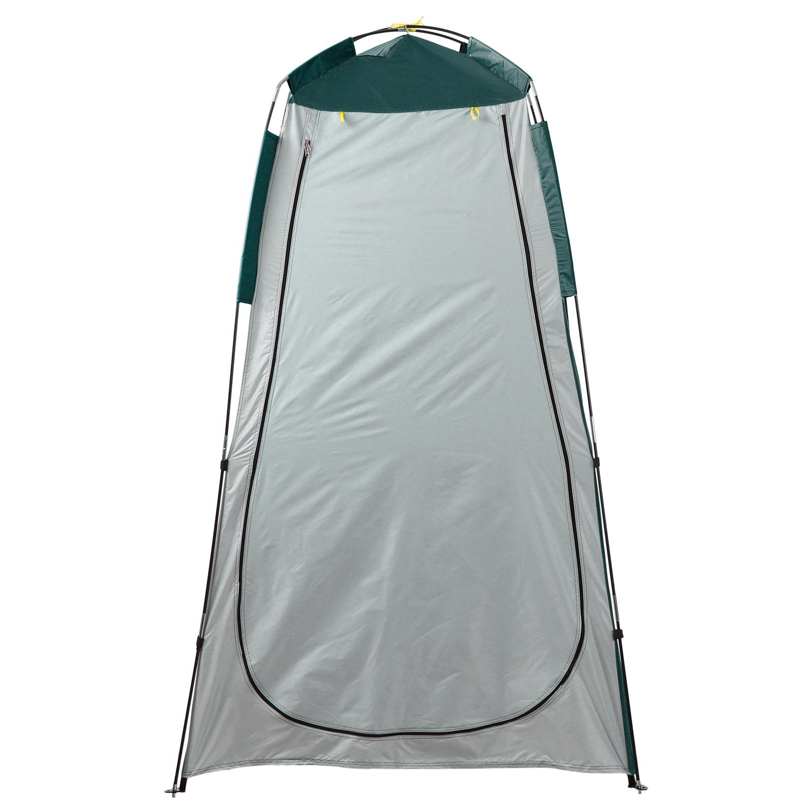 

Палатка для уединения, портативная палатка для кемпинга, пляжа, душа, туалета, пеленальная палатка, навес от солнца и дождя с окном Green & Grey