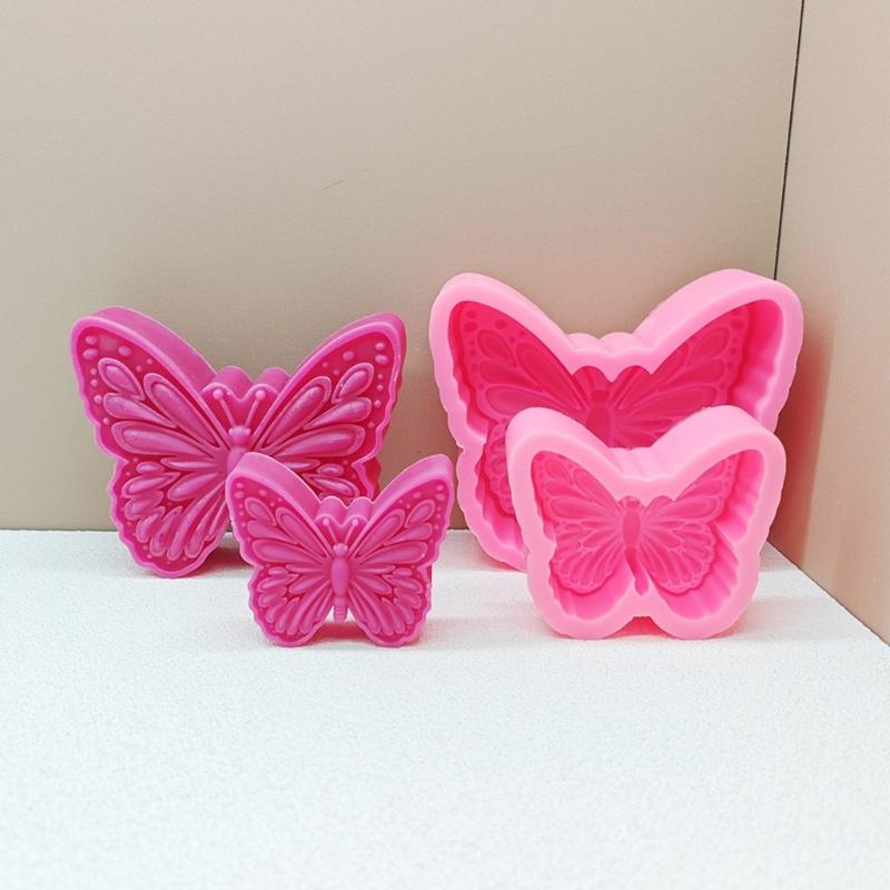 Butterfly Candle Molds Silicone Mould Animal Molds Scented Candle Casting Molds for Cake Chocolate Fondant Decorations
