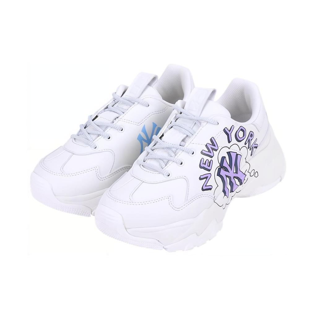 MLB Big Ball Chunky Vintage New York Yankees Comode Versatili Antiscivolo Resistenti all'Usura Traspiranti Leggere Basse Scarpe da Papà 32SHCL111-50S