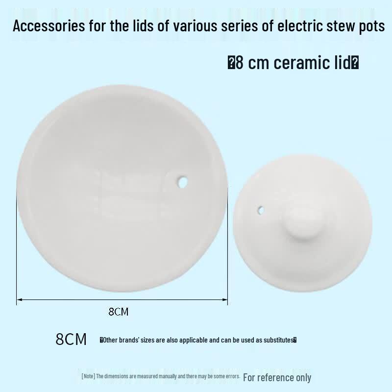 Ceramic Replacement Pot Lid for Electric Stew Pots