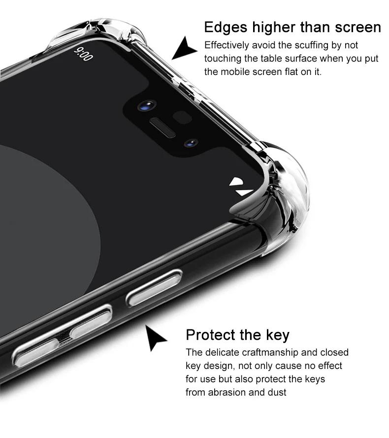 For Realme 14 Pro Plus RMX5051 Case Airbag Cushion Shockproof Airbag Clear Soft Silicone TPU Phone Cover For Realme 14X 4G 5G