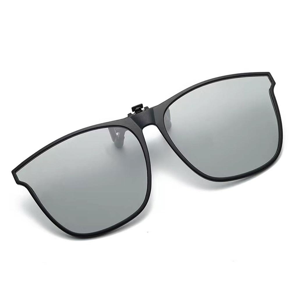 Whatif UV400 Polarized for Outdoor Activities Clip-on Sunglasses, Lenses, Clip-on Design, Unisex, (Photochromic Gray)