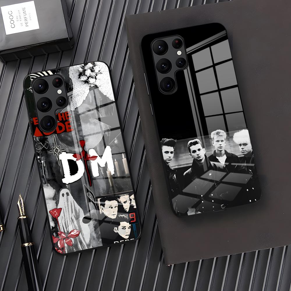 Depeche Mode Rock Band Phone Case For Samsung S26 S25 Plus S20 S20 Plus S22 Ultra S23 FE S21 Plus S21 Ultra Glass Cover