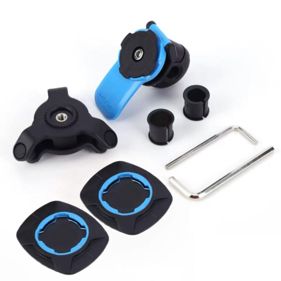 Motorcycle & Bicycle Phone Holder with Shock Absorption for Navigation