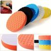 7pcs Buffing Polishing Pads 6 Inch- 7pcs 150mm Face for 6 Inch 150mm Backing Plate, Car Compound Buffing Sponge Pads and Knitted Cutting Polishing