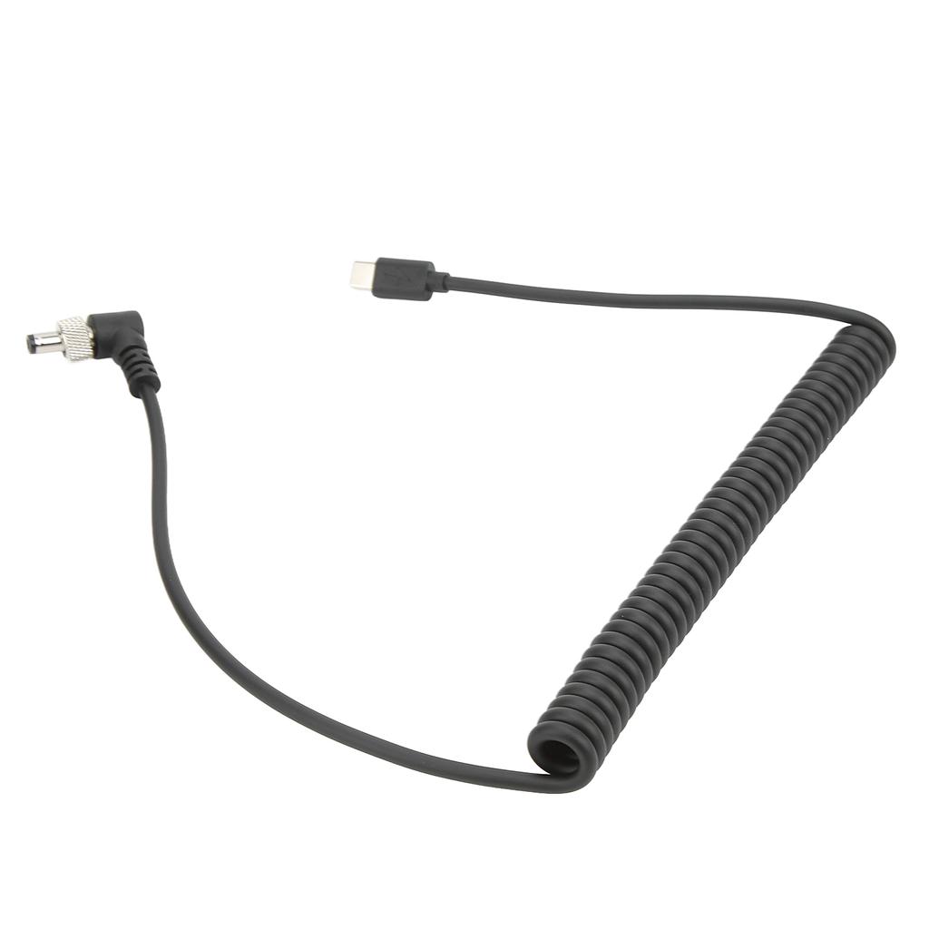 Type C to DC 5.5x2.5mm PD Power Supply Cord 12V Fast Charging Cable with Lock End for Laptop Notebook