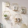 Ironwork Storage Rack Wall-mounted Living Room Wall OrnamentsFigurine Storage Rack Room Wall Decoration and Wall Ornaments