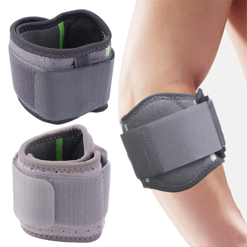 

Breathable Support Elbow Strap Elbow Protection Tennis Elbow Brace Elbow Pads Golf Ball світло-сірого кольору
